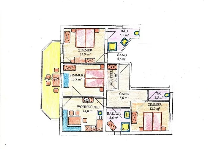 شقة Haus Simone نيوستيف ام ستوبيتا